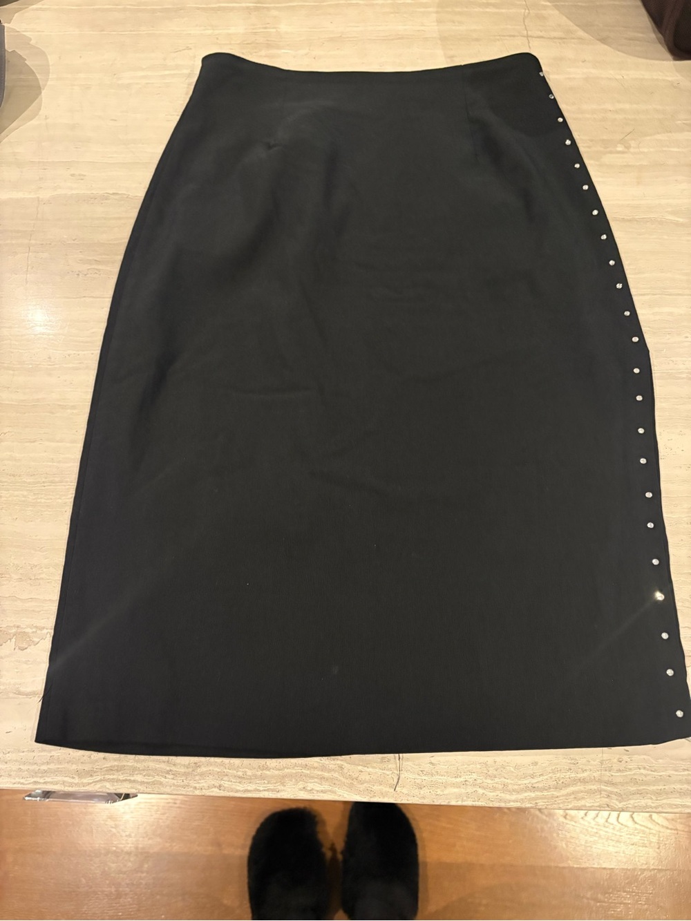 Vintage Le Chateau midi-skirt